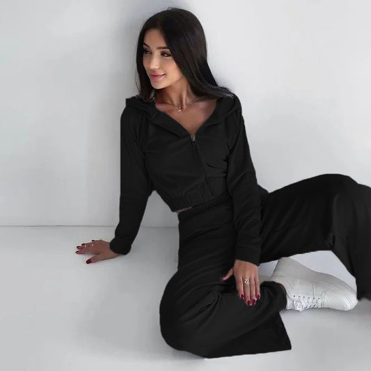 Andrea's™ | Bequemes zweiteiliges Sweatshirt-Outfit