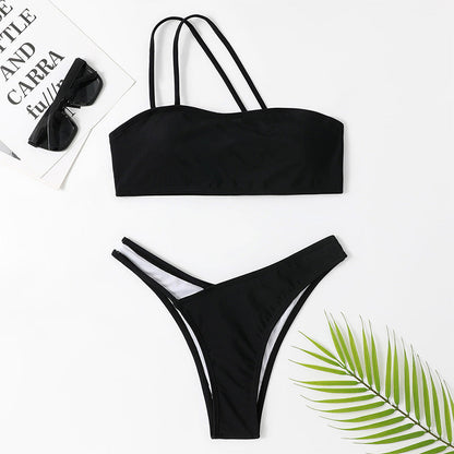 Schickes Andrea Serena Bikini-Set mit einem Träger