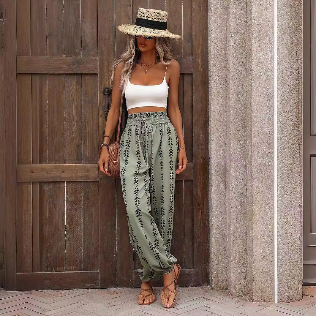 Boho-Hose mit weitem Bein von Andrea Serena