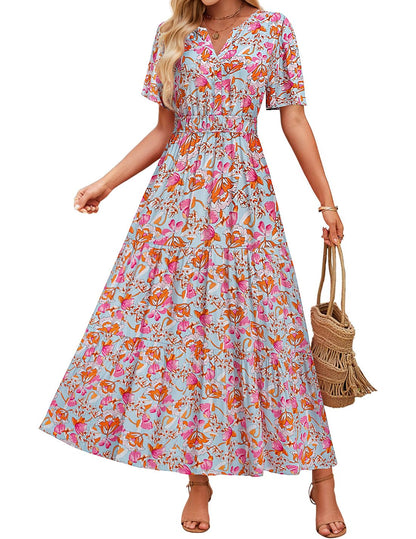 Geblümtes Maxikleid von Andrea Serena – Sommerkomfort