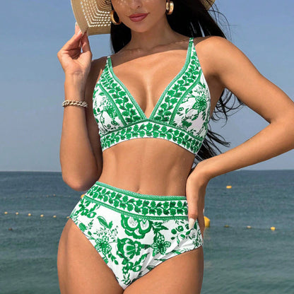 Pinterest-inspirierter Andrea Serena High Waist Bikini