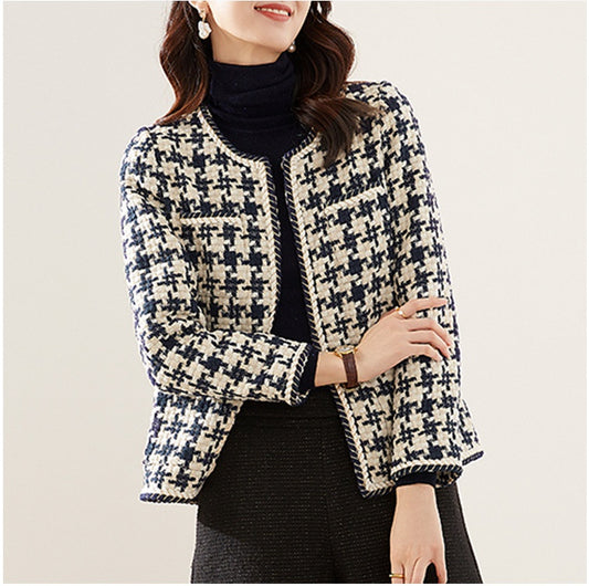 Andrea's™ | Tweed-Blazer ohne Knöpfe