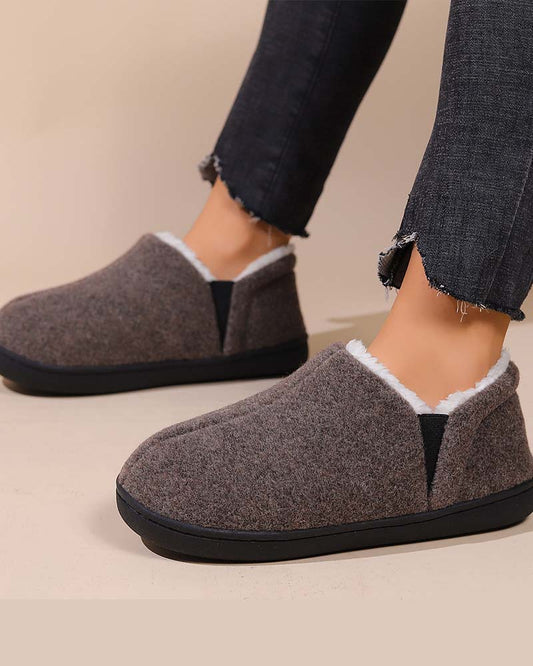 Andrea's™ | Plüschige, einfarbige All-Inclusive-Flachschuhe