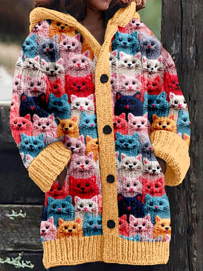 Andrea's™ | Printed Casual Cloak Coat