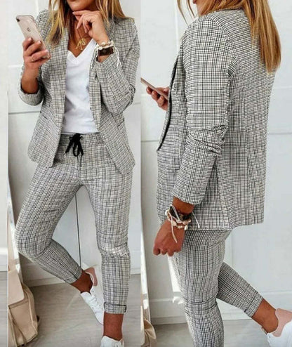 Andrea's™ | Lässiges Damen-Hosenanzug-Set mit geradem Schnitt