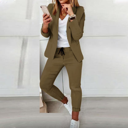 Andrea's™ | Lässiges Damen-Hosenanzug-Set mit geradem Schnitt