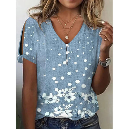 Andrea's™ | Sommer-T-Shirt im ethnischen Stil für Damen