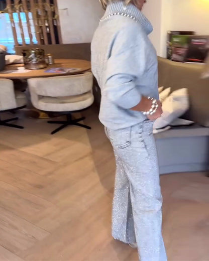 Andrea's™ | Pullover modisch Rollkragen vielseitig