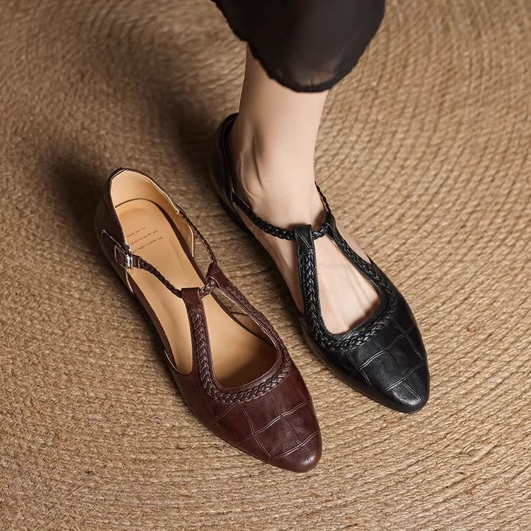 Retro Mary Jane Chunky Heels von Andrea Serena