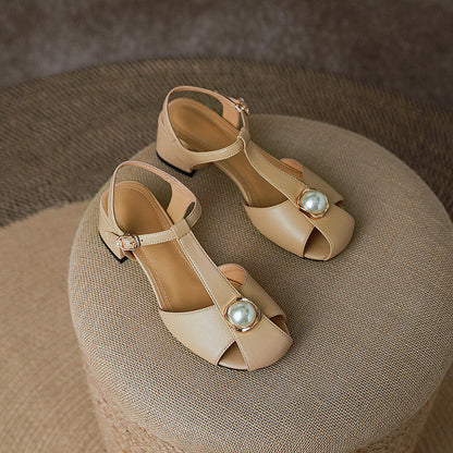 Elegante Andrea Serena T-Riemen-Sommersandalen