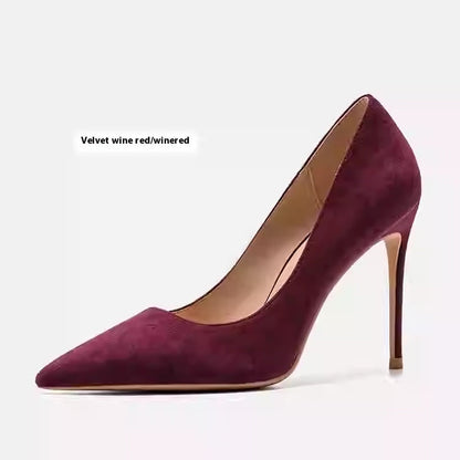 Elegante Andrea Serena Stiletto-Pumps aus Leder
