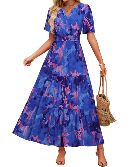 Geblümtes Maxikleid von Andrea Serena – Sommerkomfort