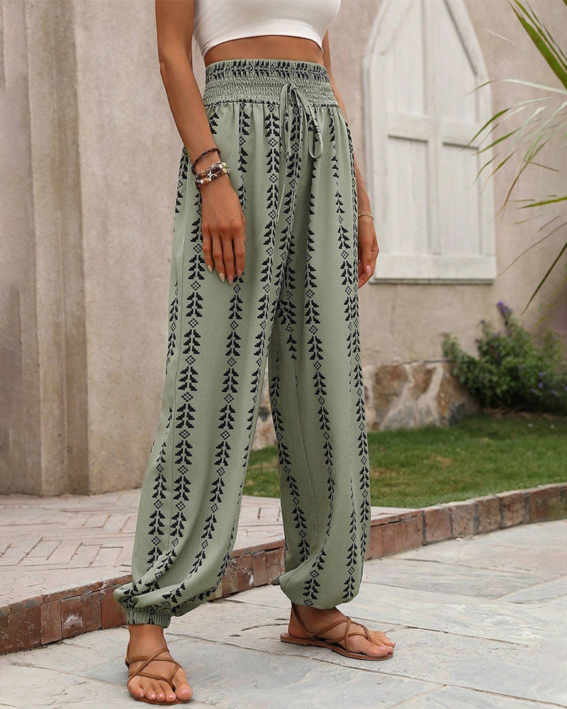 Andrea's™ | Casual Bloomers mit geometrischem Druck