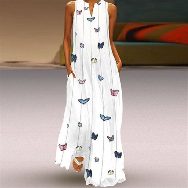 Strahlendes Swingkleid mit V-Ausschnitt von Andrea Serena