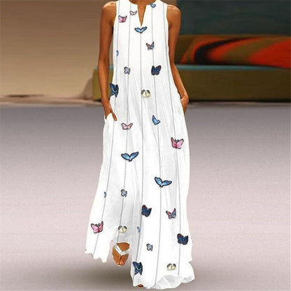Strahlendes Swingkleid mit V-Ausschnitt von Andrea Serena