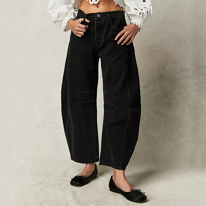 Andrea's™ | Lockere High-Waist-Cargohose