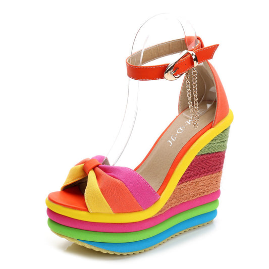 Andrea's™ | High Heel Keilsandalen