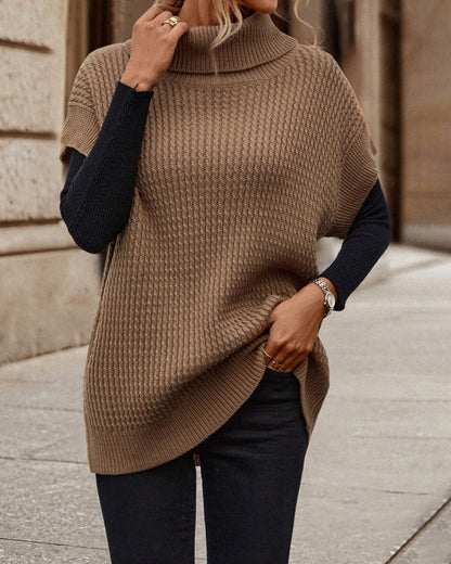 Andrea's™ | Komfortabler Pullover mit hohem Kragen