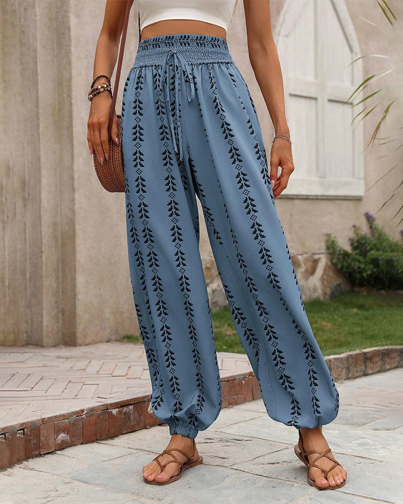 Andrea's™ | Casual Bloomers mit geometrischem Druck