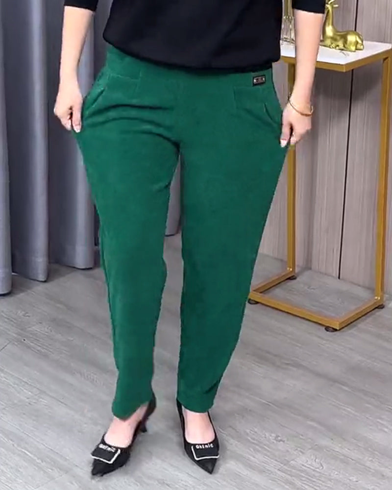 Andrea's™ | Einfarbige Stretch-Skinnyhosen