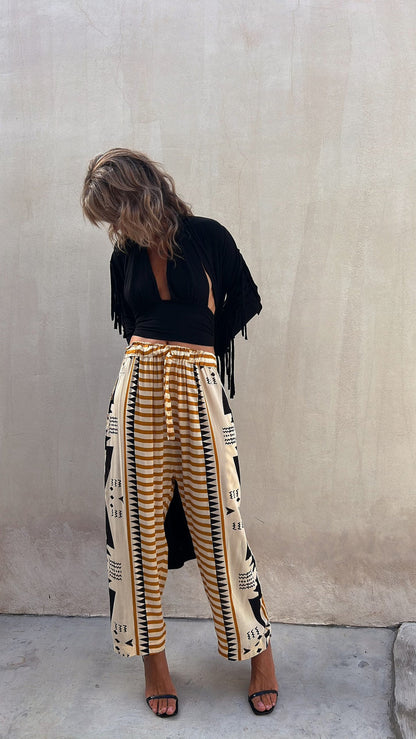 Andrea Serena Haremshose mit Boho-Print