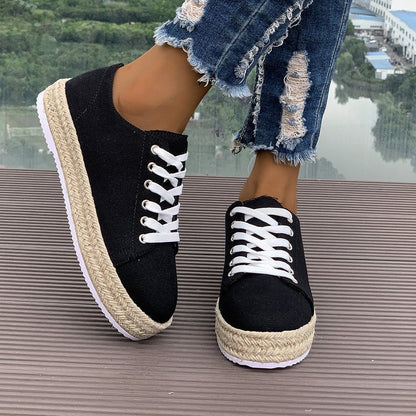Elegante Plateau-Sneaker, Andrea Serena Damen-Ballerinas