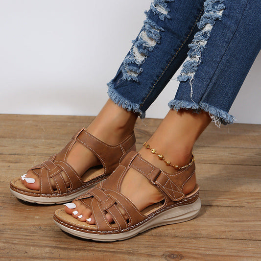 Vintage Comfort Wedge Sandalen von Andrea Serena