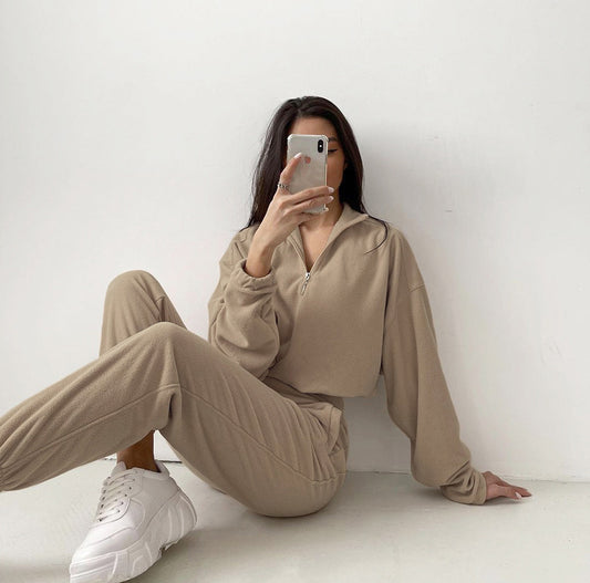 Andrea's™ | Zweiteiliges Sweatshirt-Outfit