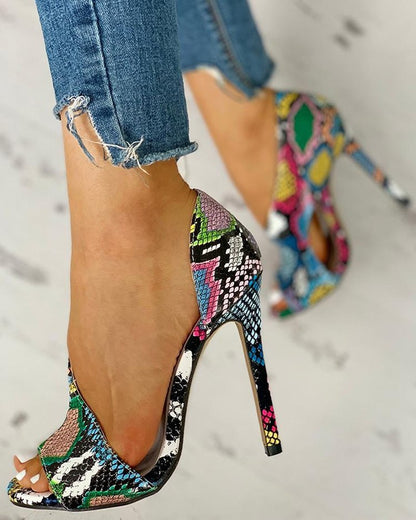 Andrea's™ | High Heels mit offenem Zehendesign