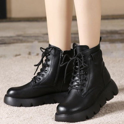 Marissa | Foldable Fur Chunky Winter Boots