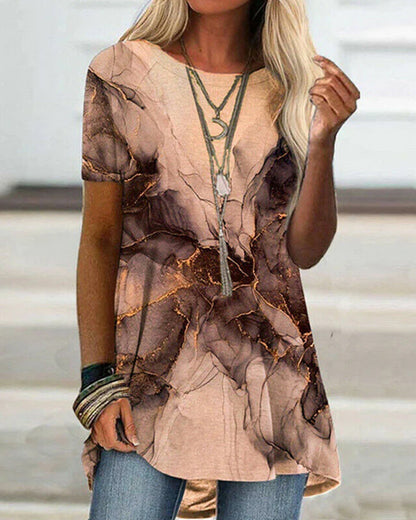 Andrea's™ | Kurzarm-t-shirt mit aufdruck