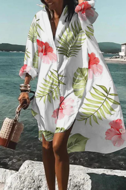 Lunaria™ | Luftiges Blumenkleid mit fließender Silhouette