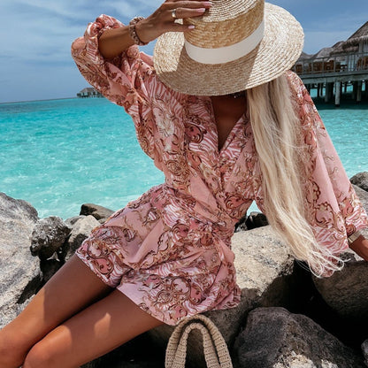 Boho Chic Andrea Serena Tropischer Jumpsuit Set