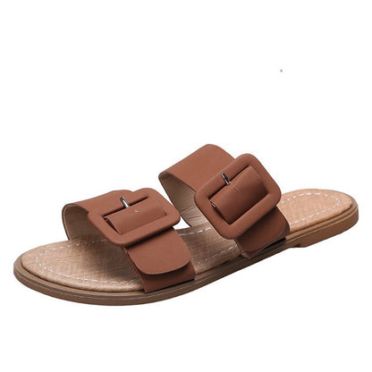 Elegante Andrea Serena Sandalen mit Schnallenriemen