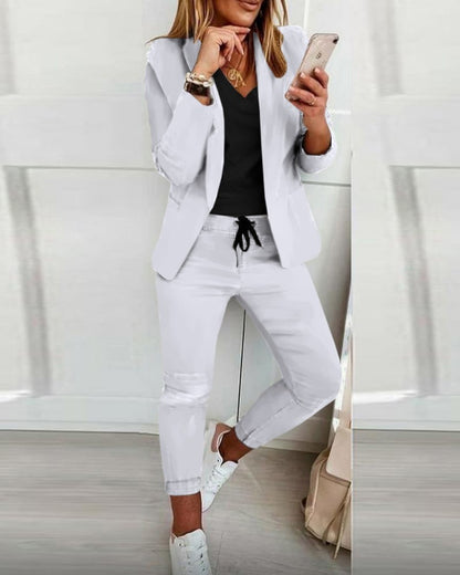 Andrea's™ | Zweiteiliger blazer anzug set