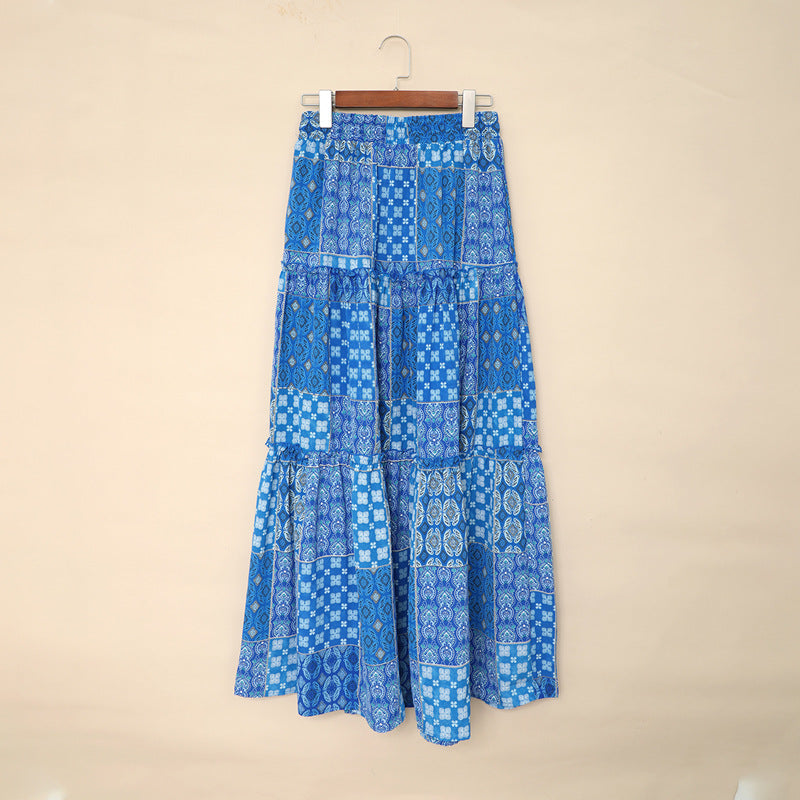 Maxirock von Andrea Serena mit Boho-Print