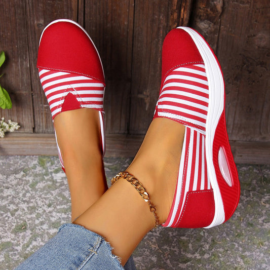 Striped Lightweight Slip-On Andrea Serena Women's Shoes