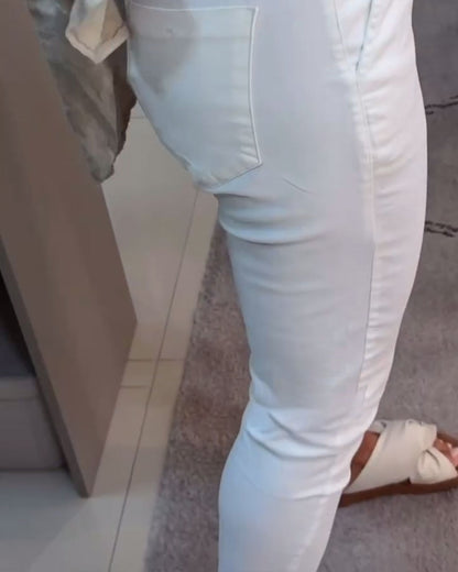 Andrea's™ | Bleistifthose lässig Kordelzug