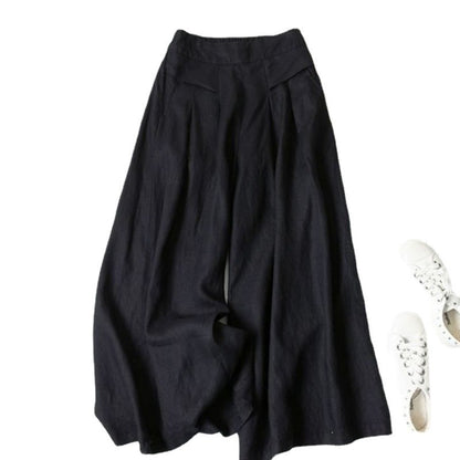 Andrea's™ | Weit geschnittene Leinenhose