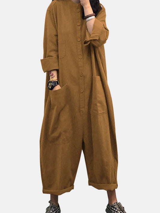 Lässiger Jumpsuit mit mehreren Taschen von Andrea Serena