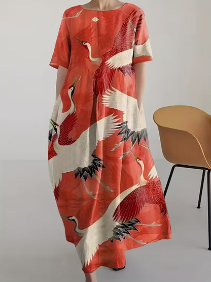 Andrea's™ | Bequemes geblümtes Sommer-Maxikleid