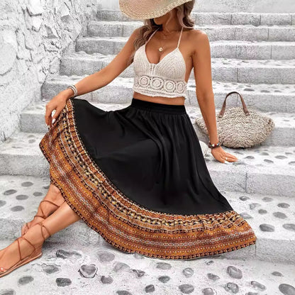 Boho-A-Linien-Maxirock von Andrea Serena