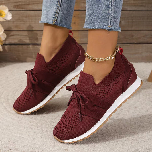 Andrea's™ | Damen-Mesh-Sneaker mit Schnürung