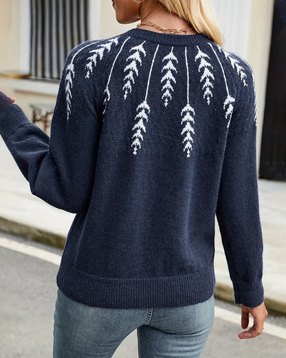 Andrea's™ | Pullover Raglanärmel Rundhals