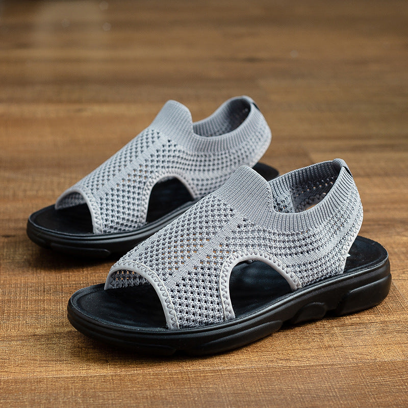 Atmungsaktive Strick-Sandalen von Andrea Serena