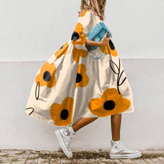 Andrea's™ | Bequemes Boho-Sommer-Midikleid