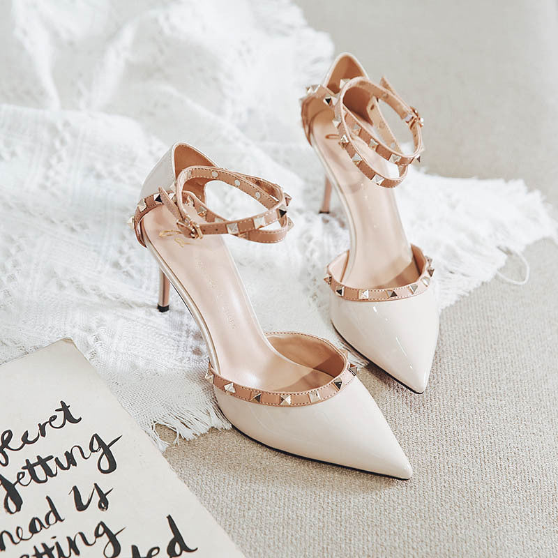 Elegante Rivet-High Heels von Andrea Serena