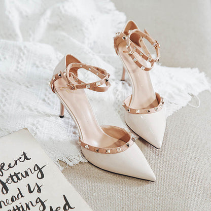 Elegante Rivet-High Heels von Andrea Serena