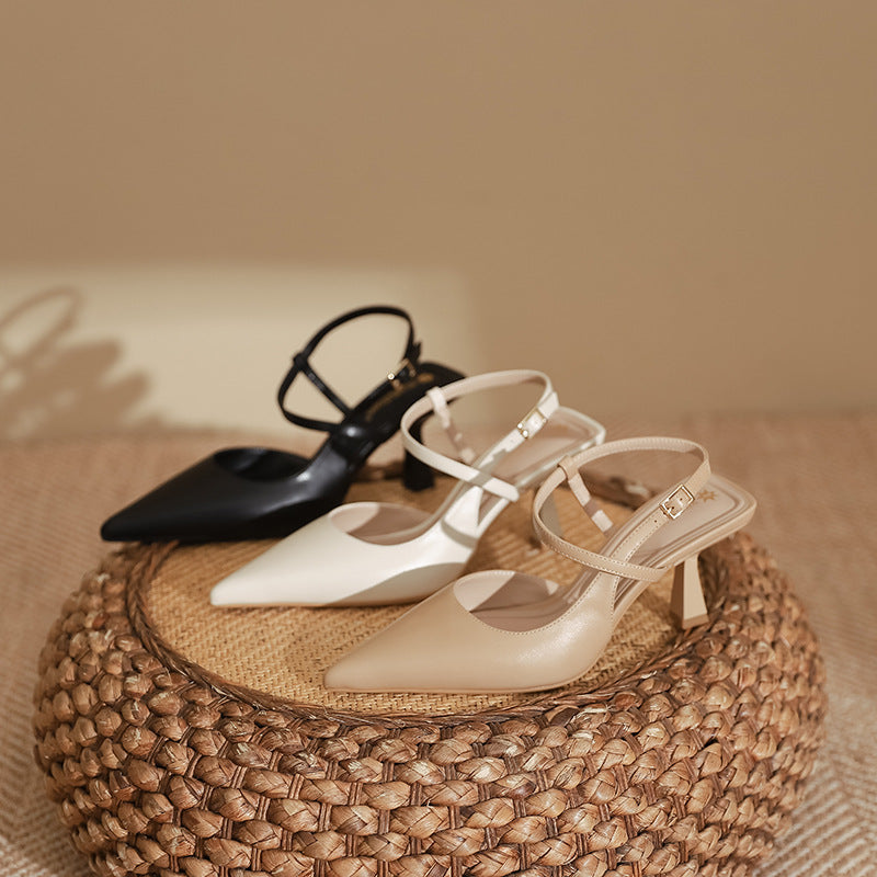 Elegante Andrea Serena Sandalen mit spitzer Zehenpartie und hohem Absatz
