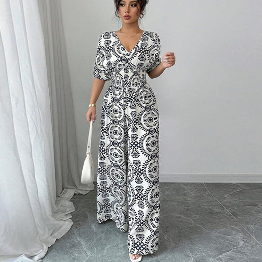 Schicker Jumpsuit mit Boho-Print von Andrea Serena